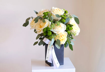 Timeless White Roses