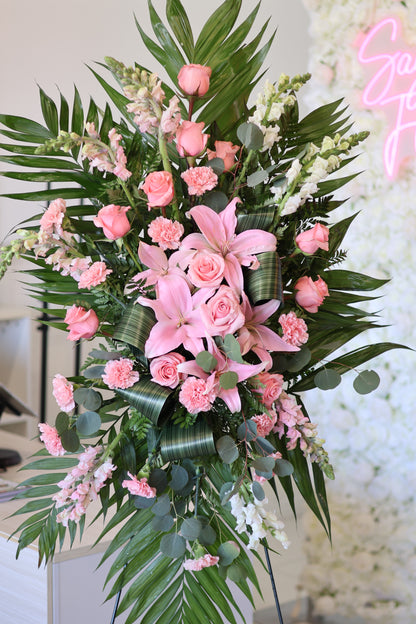 Soft Tribute — Pink Wreath