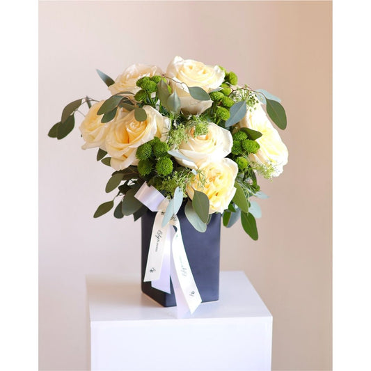 Timeless White Roses